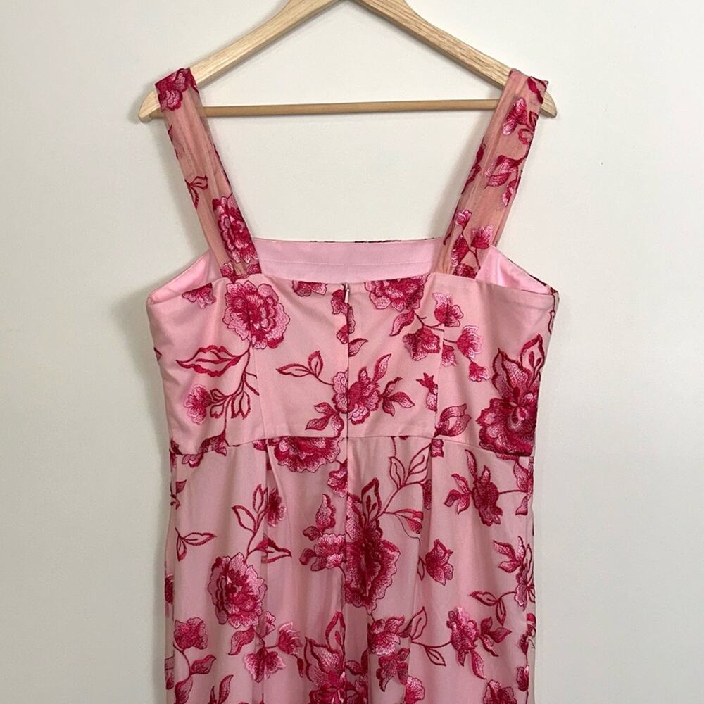 JS COLLECTIONS Julieta Ankle Sundress Gown in Rose Shadow/ Magenta - Picture 8 of 13